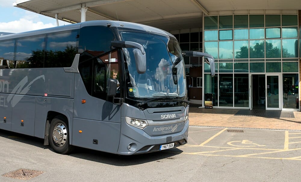 Sports travel by coach Anderson Travel, London