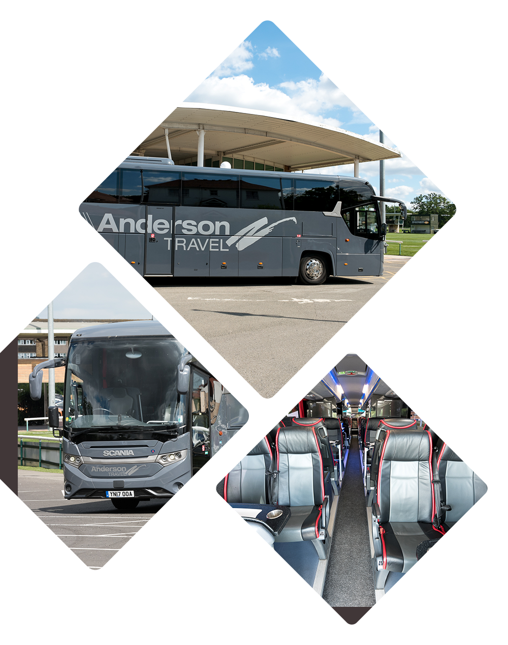 Sports travel by coach Anderson Travel, London