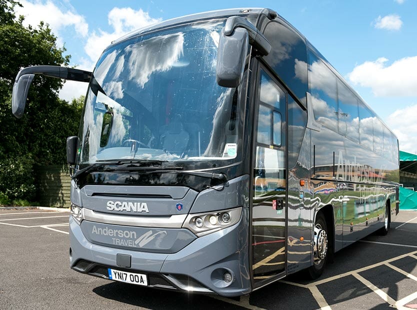 Coach Hire London with Anderson Travel