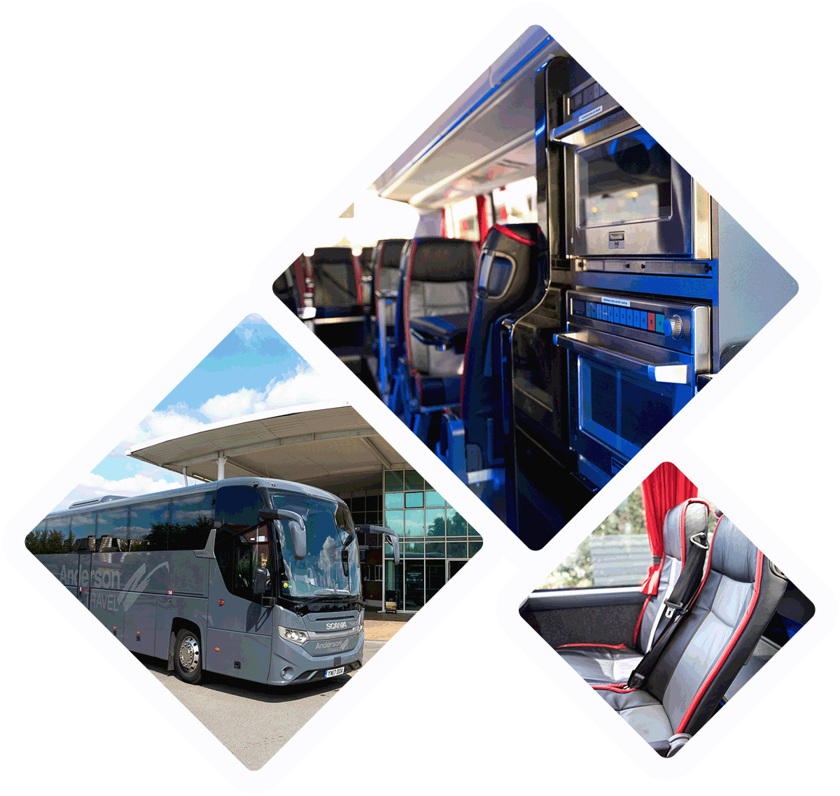 Anderson Travel - 35 seat platinum class coaches