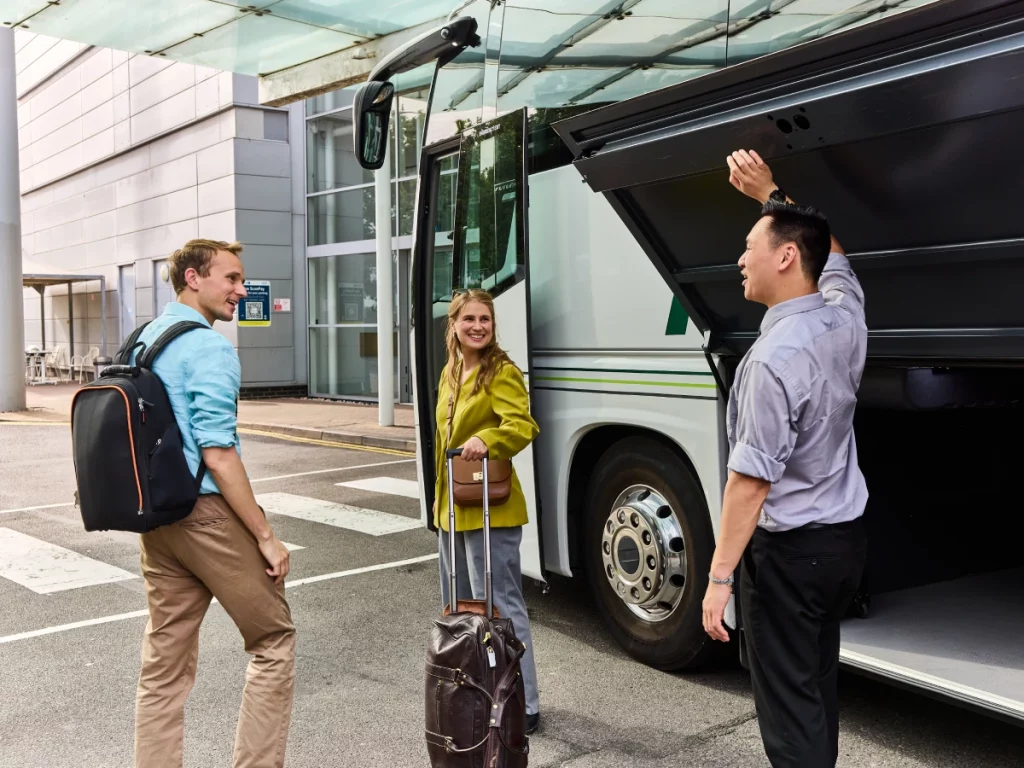 Anderson Travel - Coach Transfer - Customers and Driver